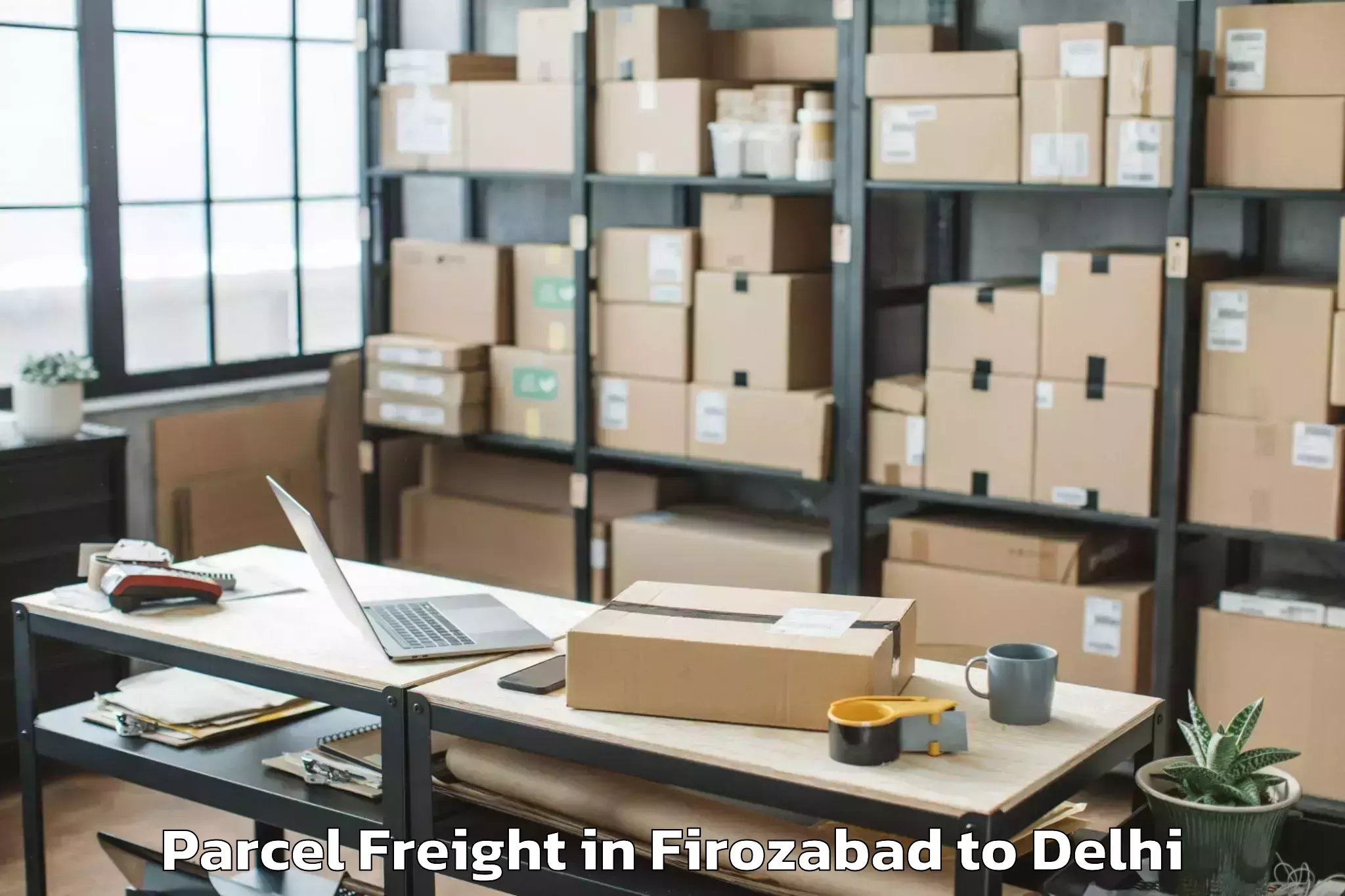 Top Firozabad to Darya Ganj Parcel Freight Available